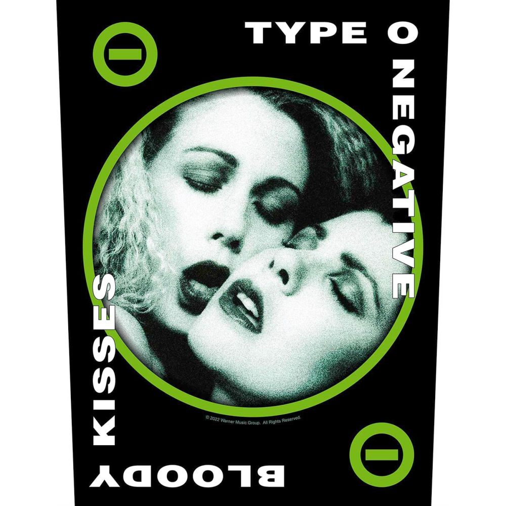 Type O Negative - Bloody Kisses Rugpatch - Zwart